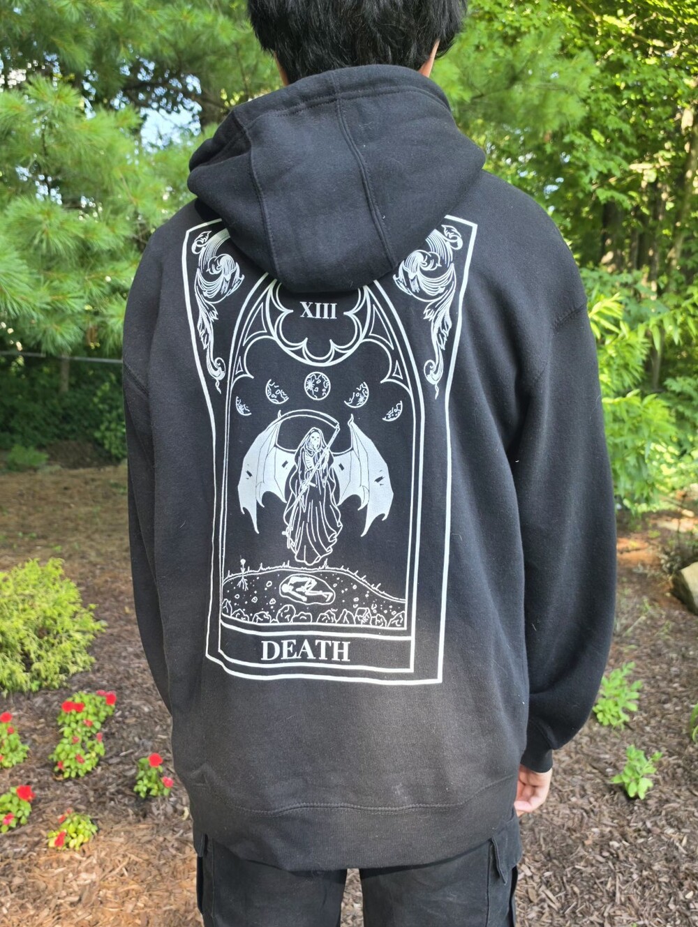 Death Tarot Zip Hoodie THE PRETTY CULT (XL)